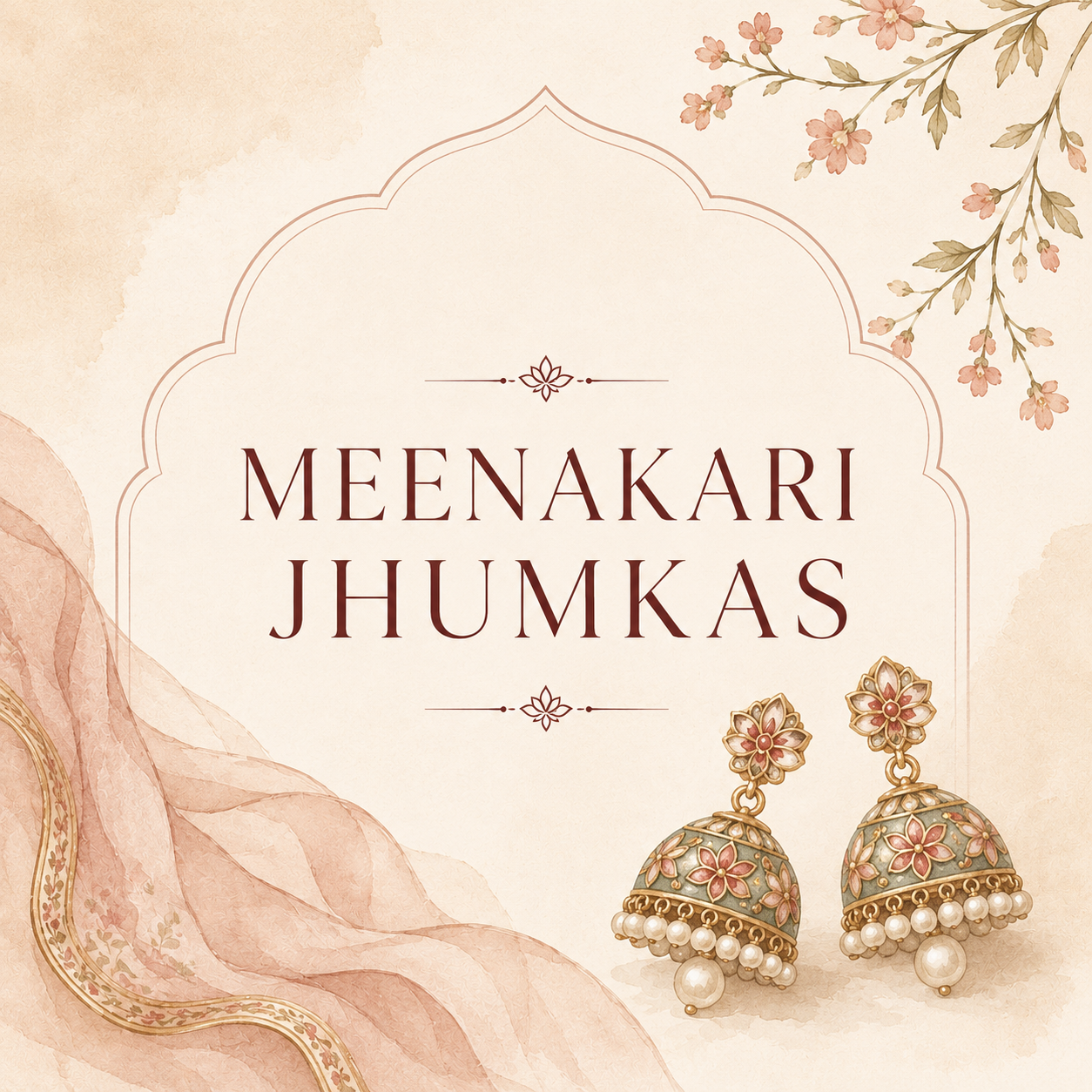 Maanakari Jhumkas