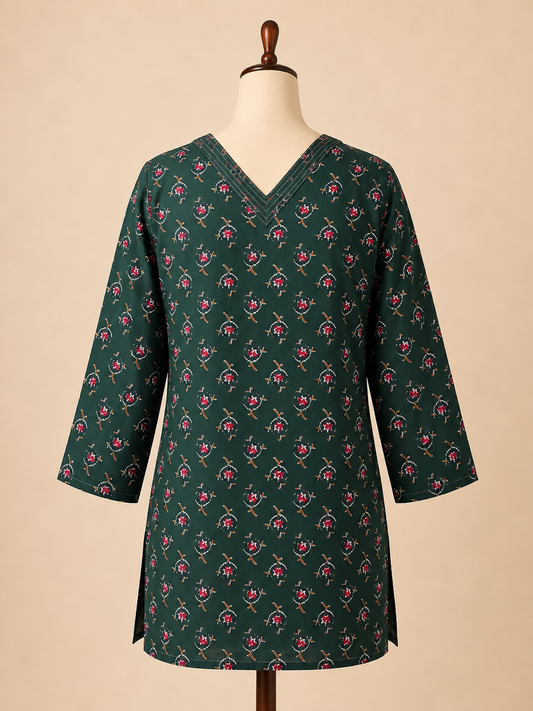 Everyday Floral Short Kurti – Assorted Prints