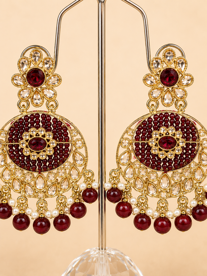 Laal Ishq Statement Earrings