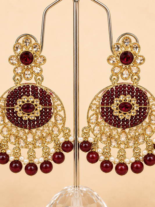 Laal Ishq Statement Earrings