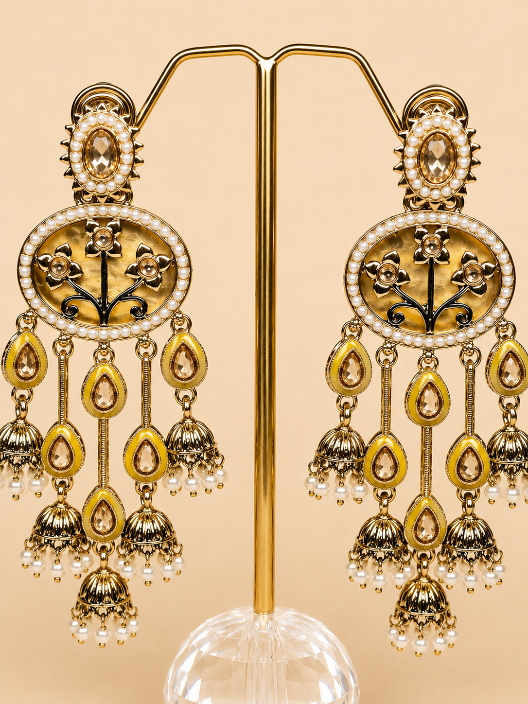 Sunehri Bagh Jhumka Earrings