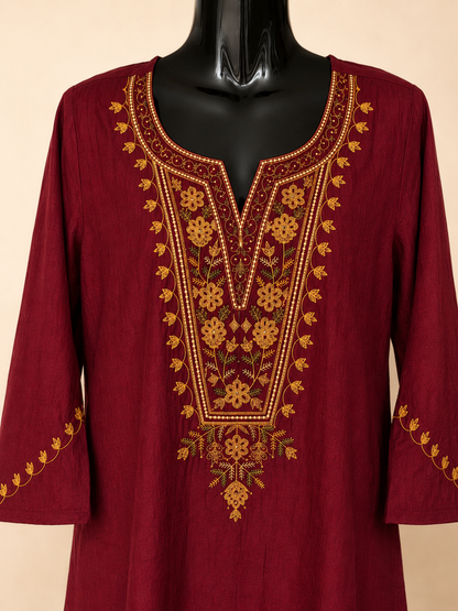 Gulnaar Embroidered Kurti