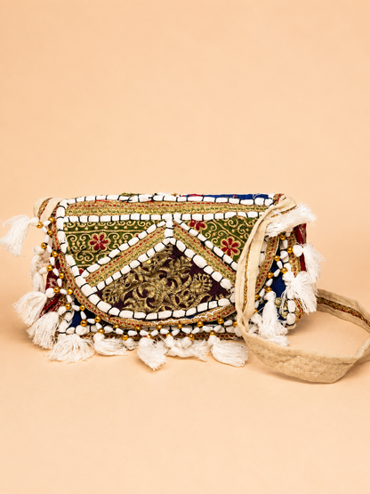 Rangrez Handcrafted Patchwork Sling Bag