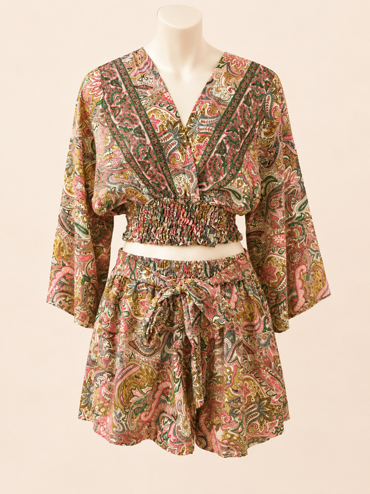 Rosewood Paisley Co-Ord Set