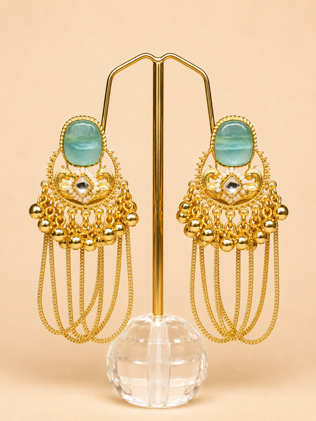 Saanjh Chain Drop Earrings
