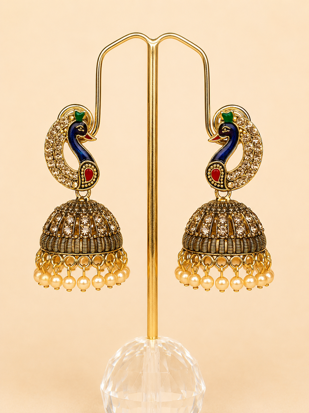 Mayura Jhumka Earrings