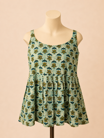 Meadow Muse Printed Peplum Top