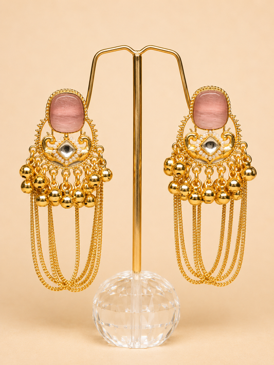 Saanjh Chain Drop Earrings