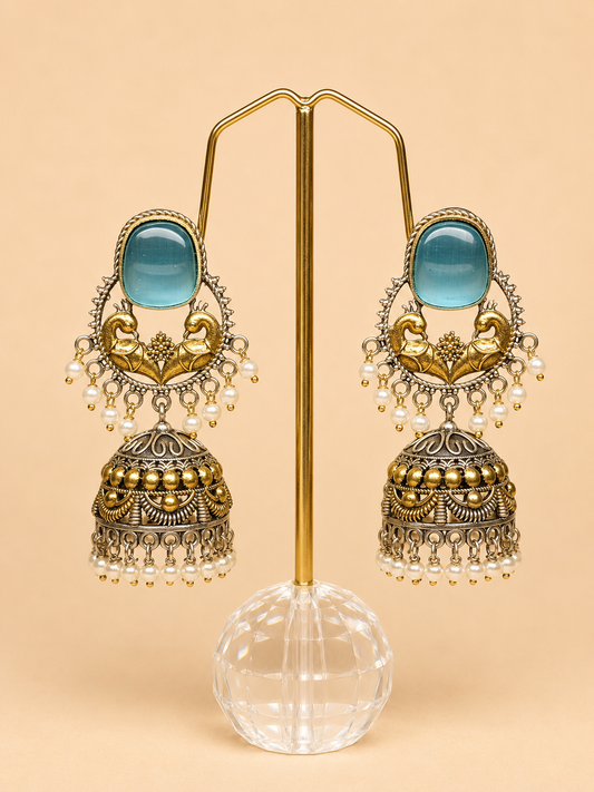 Morni Jhumka Earrings