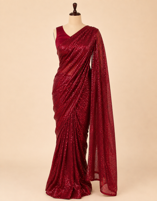 Sitara Sequin Saree