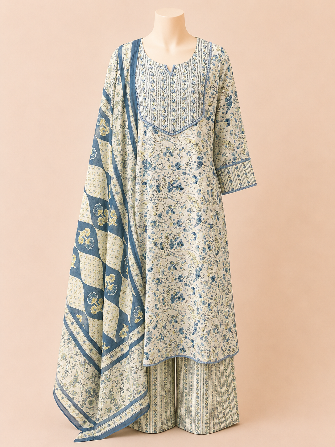 Morning Bloom 3-Piece Suit Set