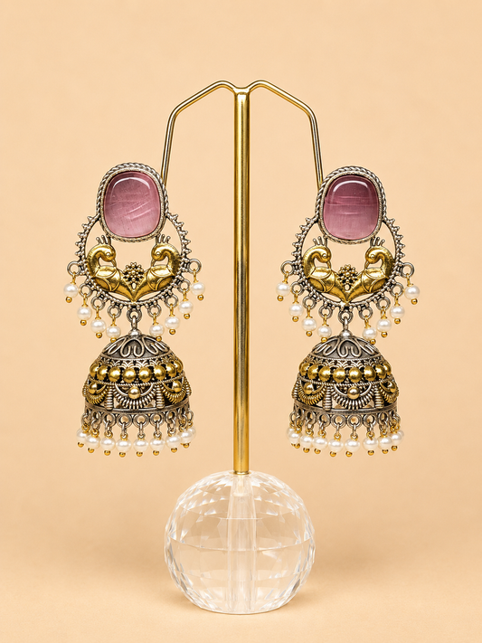 Morni Jhumka Earrings