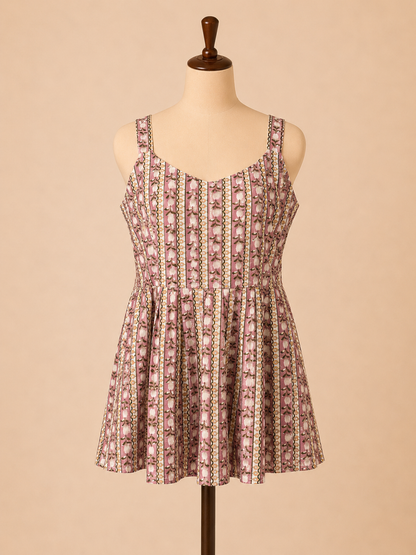 Meadow Muse Printed Peplum Top