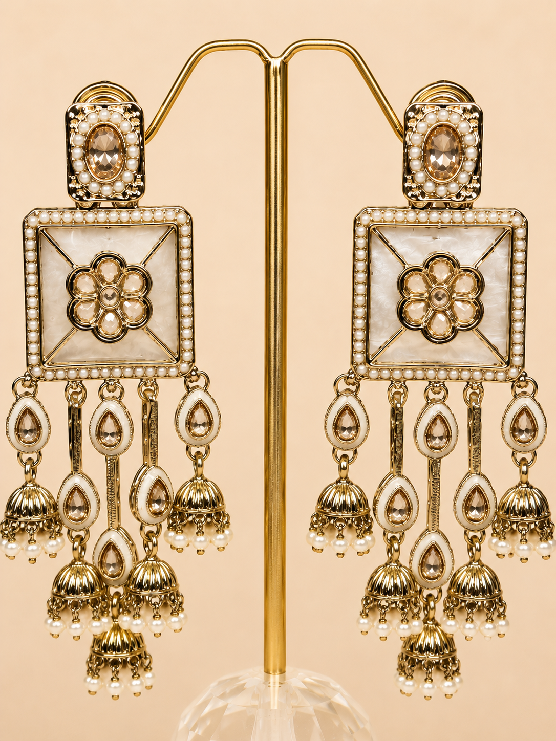 Noor Mahal Jhumka Earrings
