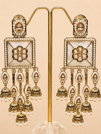 Noor Mahal Jhumka Earrings