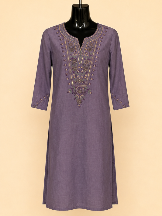 Gulnaar Embroidered Kurti