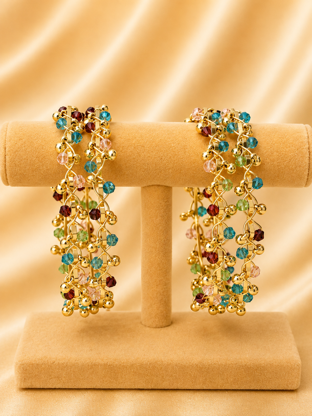 Rainbow Crystal Vine Kada Set