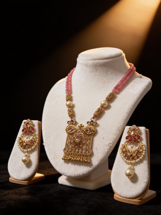 Rosette Heritage Jhumka Set