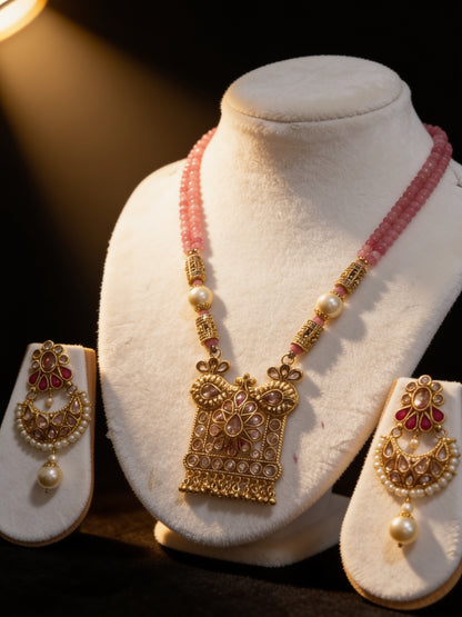 Rosette Heritage Jhumka Set
