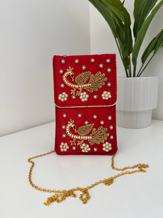Mayur Embroidered Phone Sling Bag